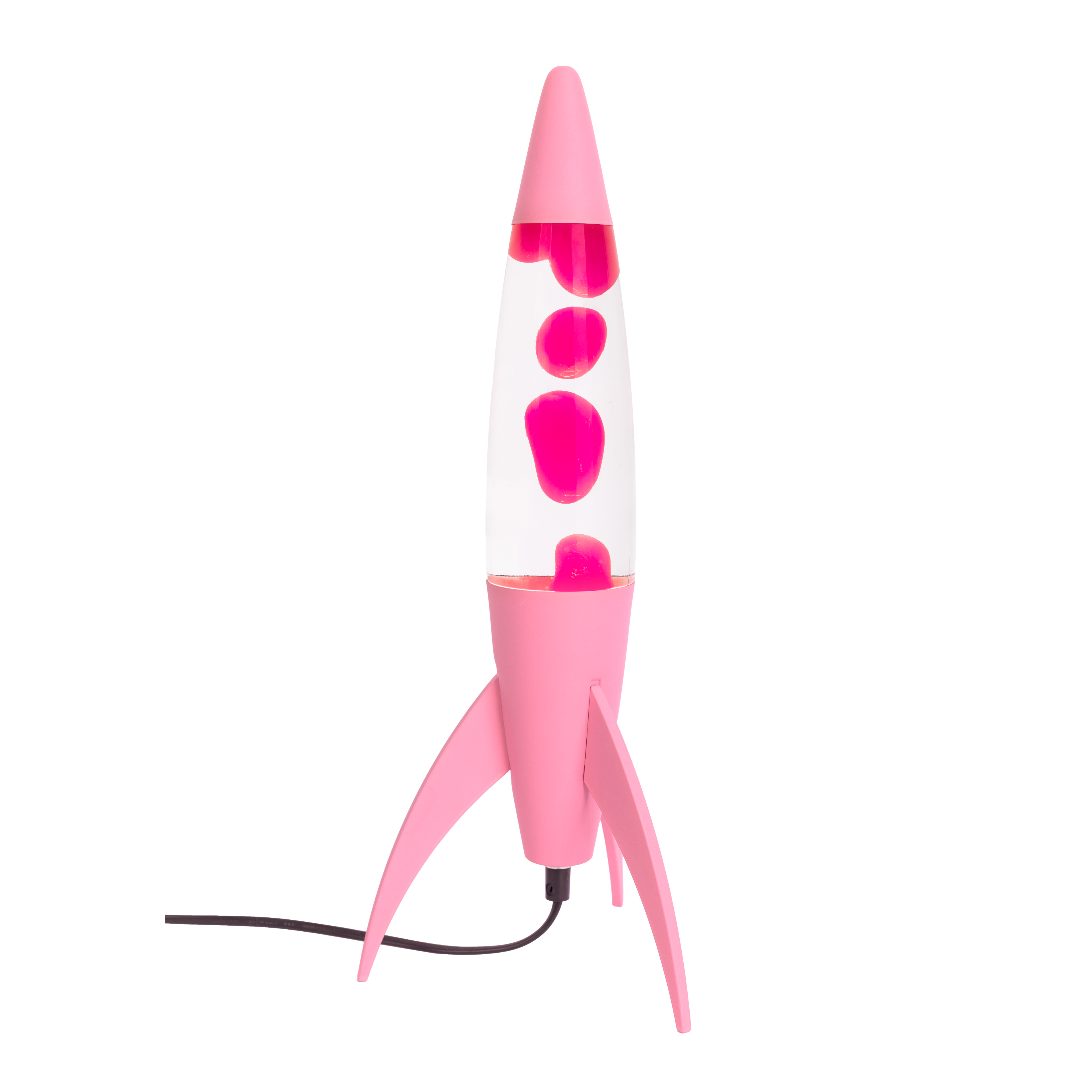 Rocket monokrom rosa lavaslampa