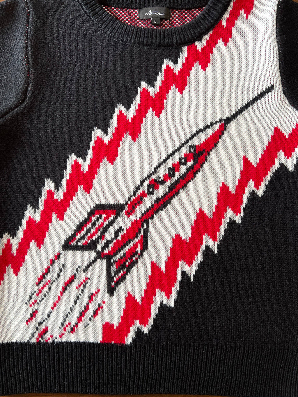 Till Månen Rocket Tröja - Svart