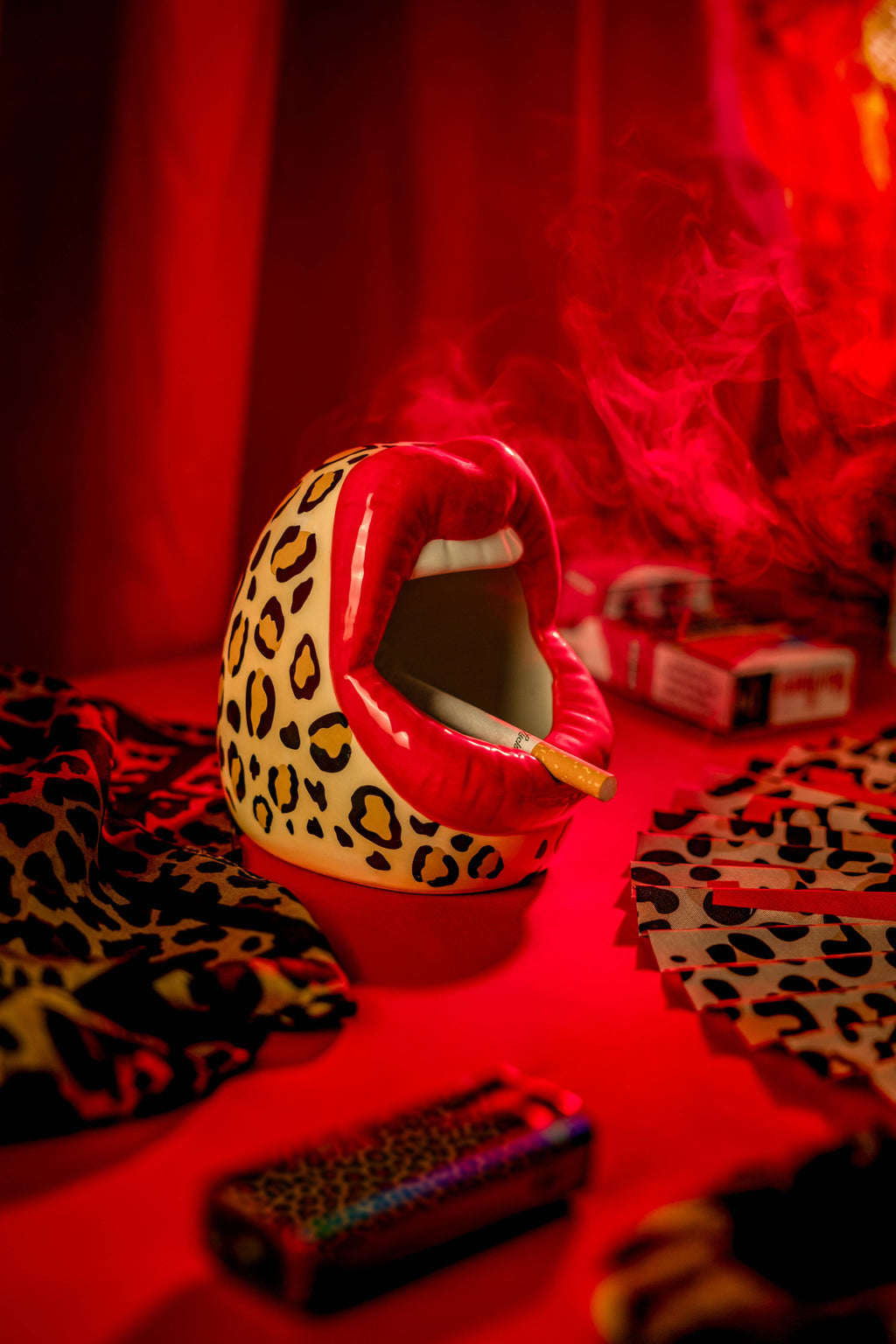 Askopp Boca / Multifunktionsbehållare Leopard