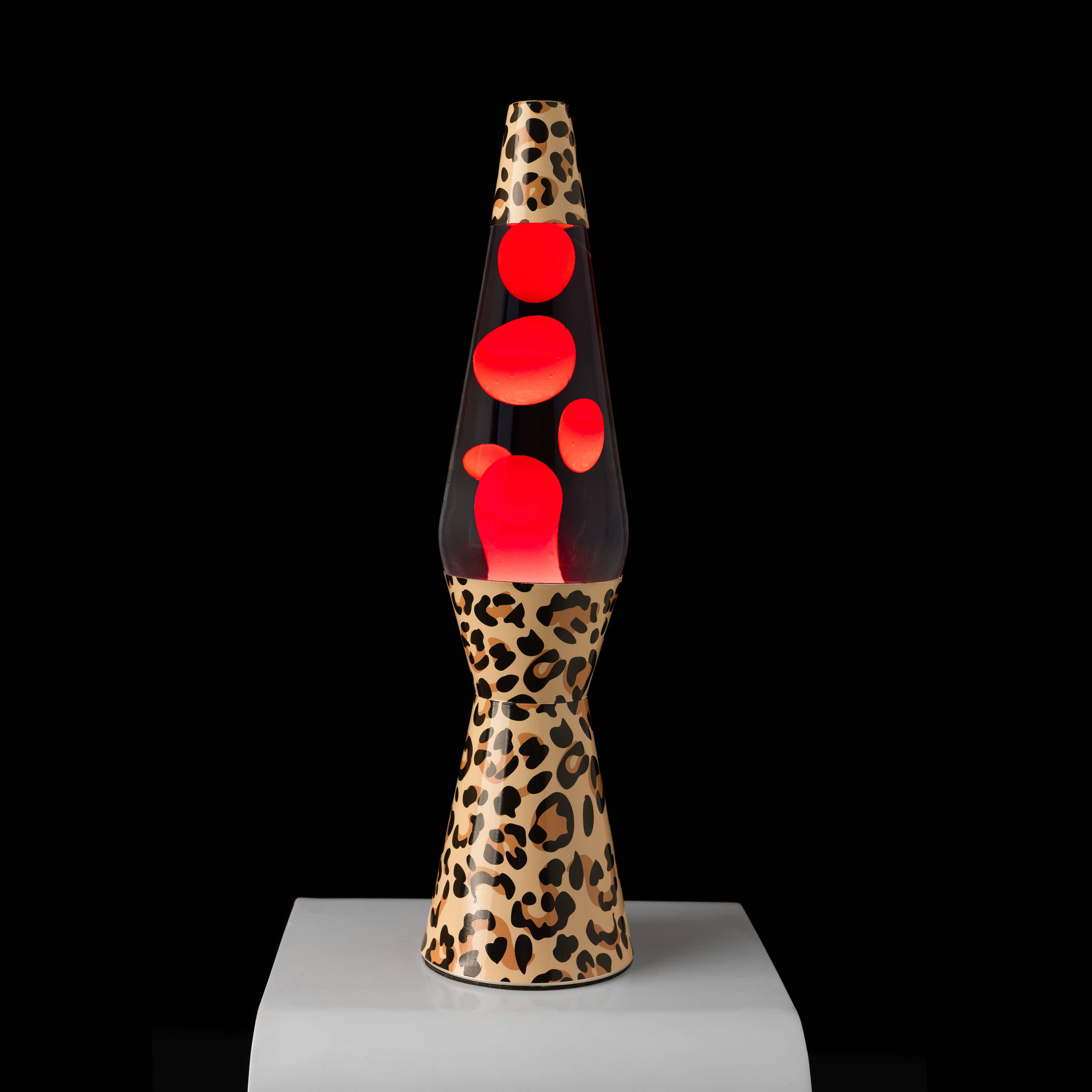 Bullet lava-lampa i leopardmönster