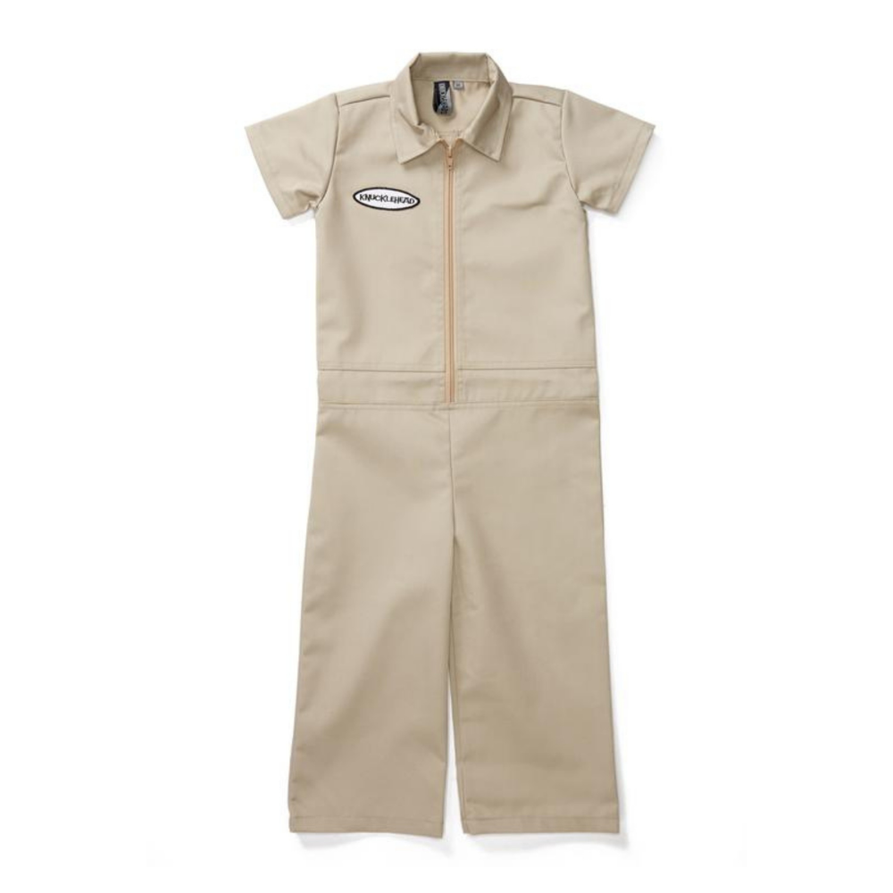 Knuckleheads Pojkar/Flickor Tan Grease Monkey Overall