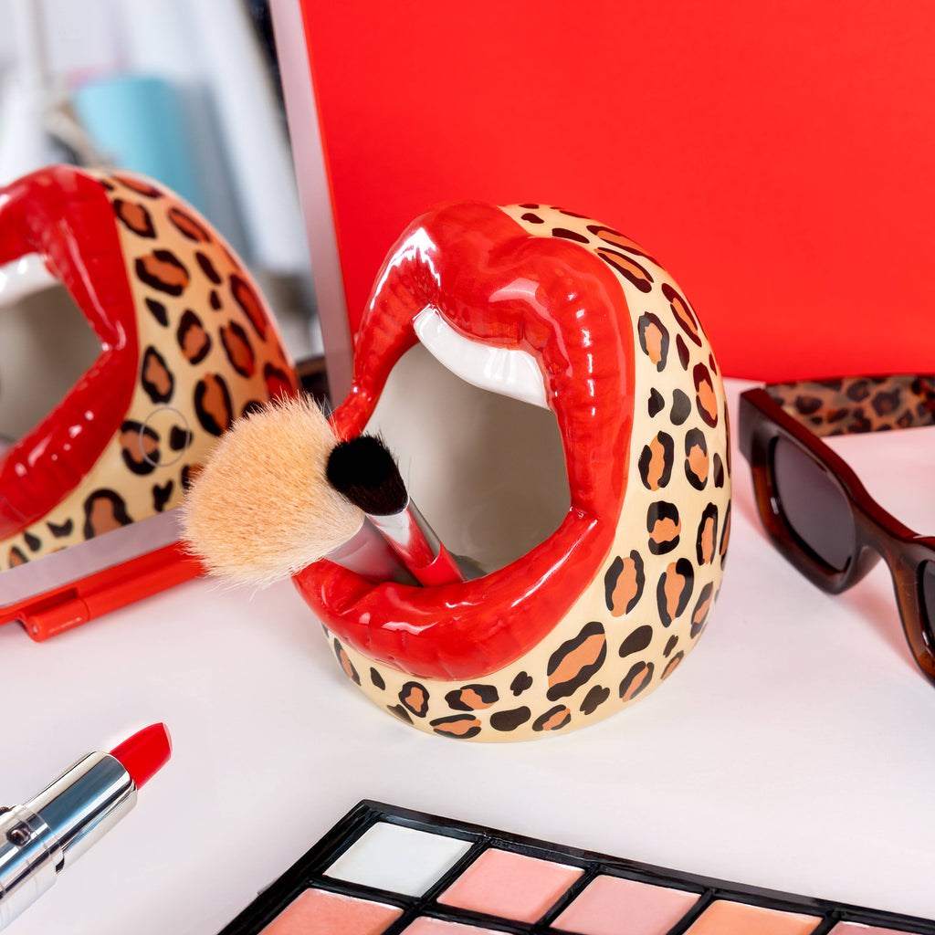 Askopp Boca / Multifunktionsbehållare Leopard