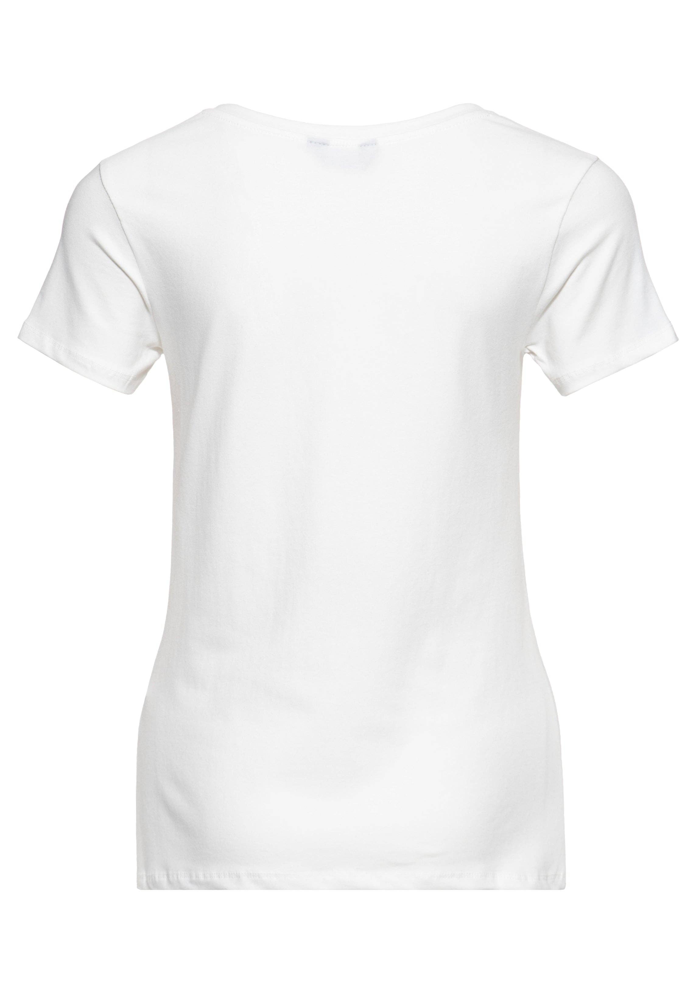 T-shirt med retrotryck ”we can do it”