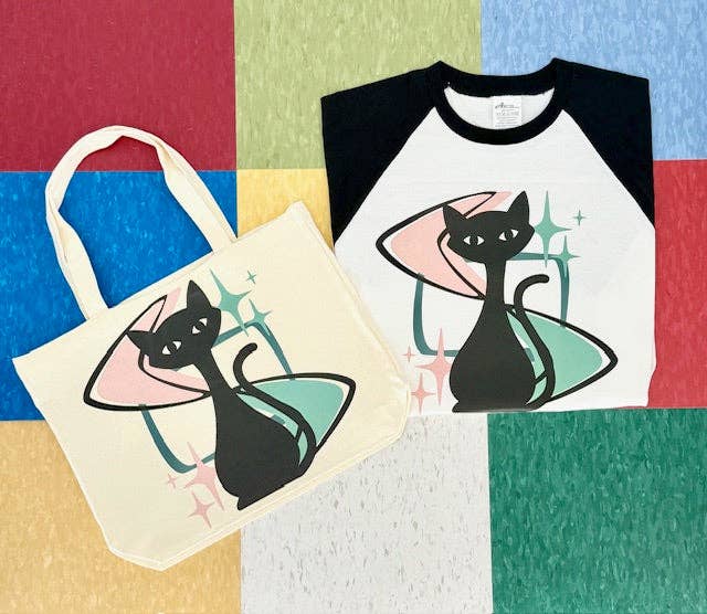 MCM Atomic Bettie Cat Boomerang
