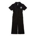 Knuckleheads Girls Black Grease Monkey Overall